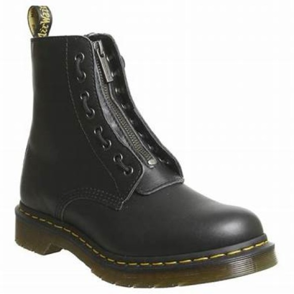 Dr. Martens Black Leather Boots